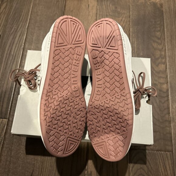 Converse Fastbreak Pro Ox Sneakers Men's Size 10.5 White/ Saddle A11095C - Picture 6 of 7